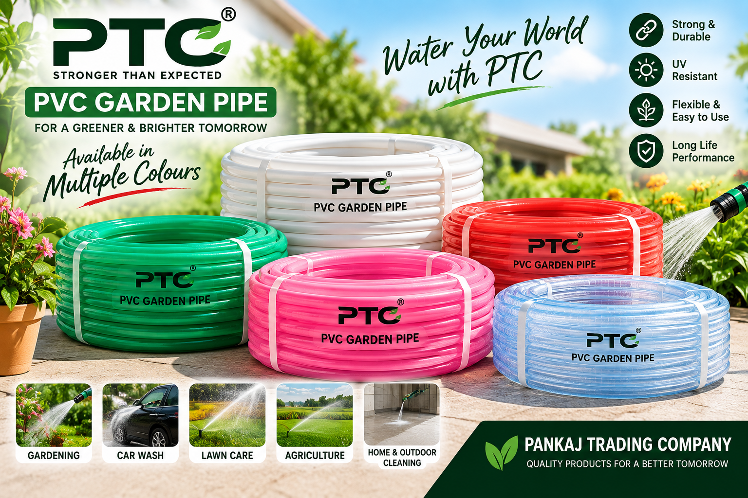 PVC Garden Pipes